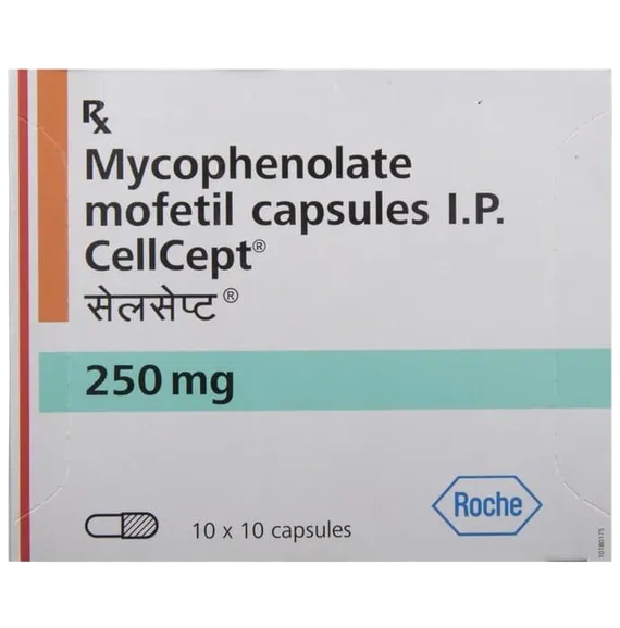 cellcept 250mg tablet 10's